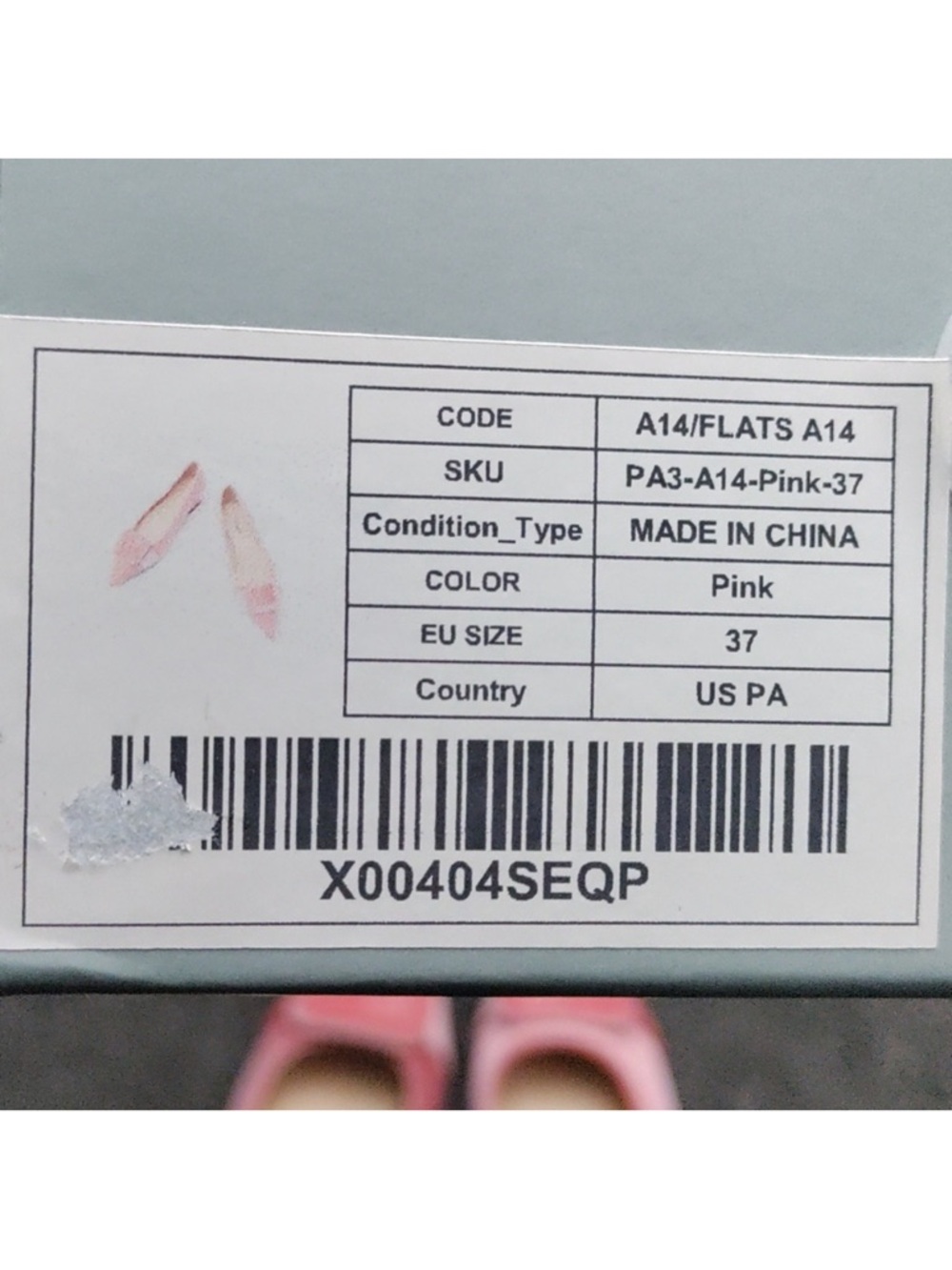C Paravano Pink Velvet Pointed Toe Flats - Picture 6 of 11